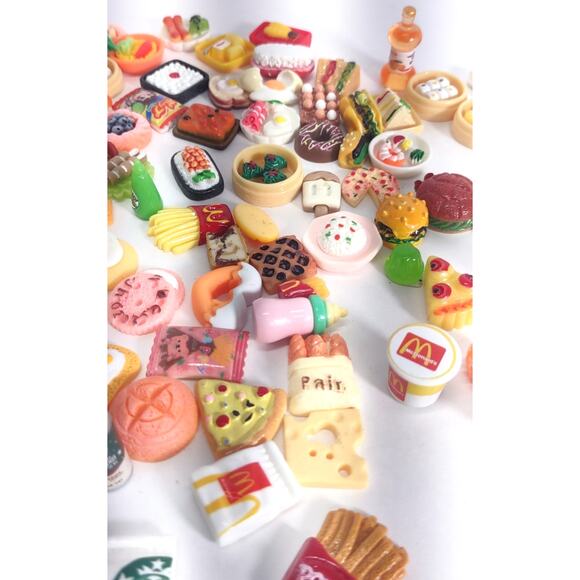 Mini Brands Collectables Miniature Approx 128 Piece Lot KFC Starbucks Doll House - Picture 8 of 10